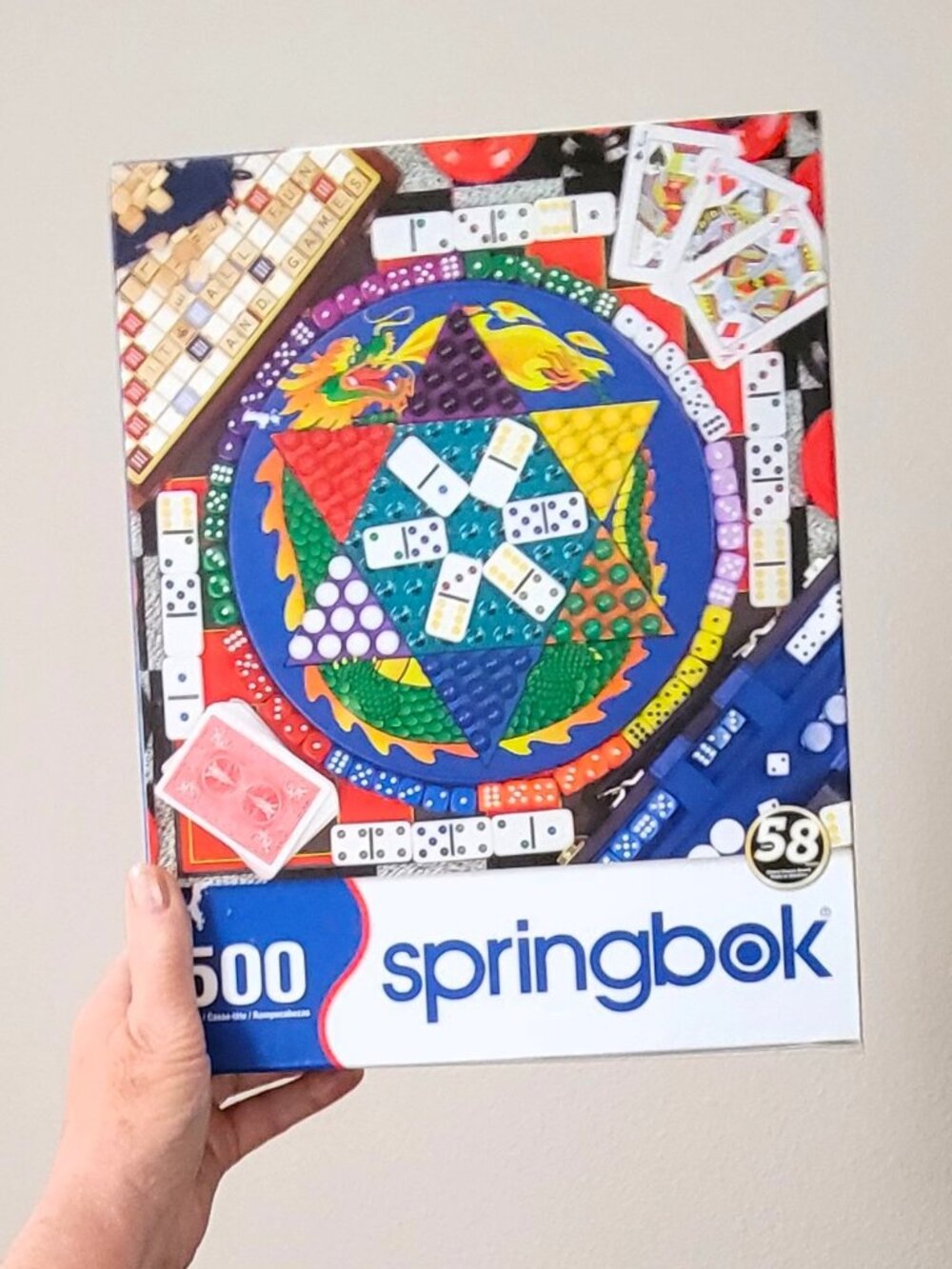 Springbok IT'S ALL FUN AND GAMES 500 piece Jigsaw Puzzle